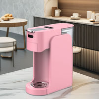Cafetière automatique portable 1450W compatible avec le réservoir Nespresso & Dolce Gusto 900ml pour l'hôtel et la voiture