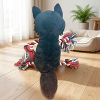 Fabrication de jouets en peluche pour animaux de compagnie (renard, raton laveur, chien, chat) OEM ODM en Chine