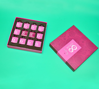 Boîte cadeau d'emballage de luxe personnalisée pour bonbons au chocolat boîte de chocolat en carton