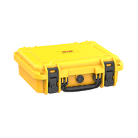 Valise de transport portable en plastique rigide, étanche et résistante aux chocs, avec intérieur en mousse, pour armes à feu, équipement et outils