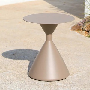 Modern Weather-resistant Aluminum <b>Outdoor</b> <b>Side</b> <b>Table</b> Set for Hotel Garden Poolside Villa hotel Patio Use - Product Image 2
