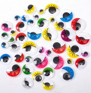 Jouet artisanal pour enfants, œil en plastique pour poupée, œil qui bouge, adhésif pour les yeux - Product Image 5