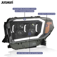JUSHUN phare LED modifié LED feux diurnes blanc 6000k couleur pour Toyota Tundra Pickup 2014-2020