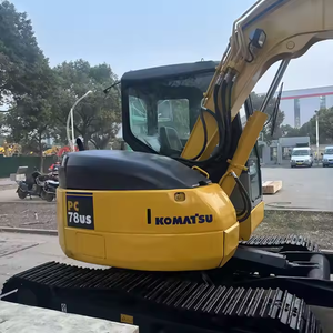 Venta superior usado Komatsu PC78US Mini Excavadora hidráulica de orugas 7,8 toneladas japonés de segunda mano precio atractivo motor - Product Image 4
