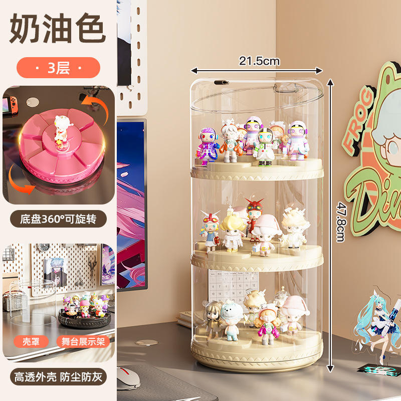 Tres capas de blanco crema