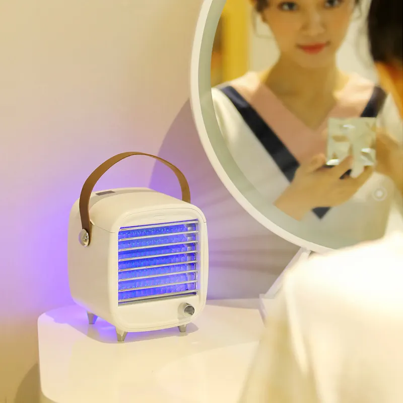 Free Sample new design summer small mini air cooler water mist fan