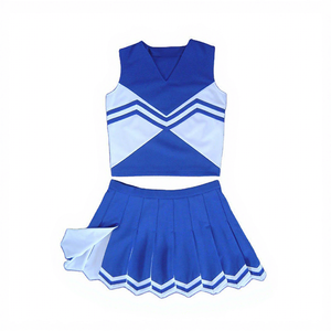 Cheerleading Uniforms Custom Made Shorts Set 100% Polyester Front Logo Adult Modern Style Comfortable Fit - Product Image 3