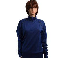 GECKO MASTER – Haut thermique respirant à demi-zip en laine mérinos pour femme, idéal pour les activités par temps froid