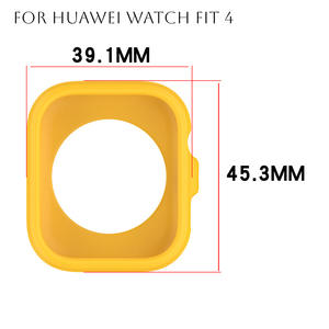 Protection d'écran Smartwatch Silicone Smart Watch Case pour Huawei Watch Fit 4 <span class=keywords><strong>Pro</strong></span> Cover Protecteur d'écran - Product Image 5