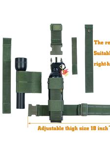 Hoge Kwaliteit Mk9 Zaklamp Beugel Tas Verstelbaar En Gemakkelijk Te Verwijderen Binding Dijholster Veiligheidsproduct - Product Image 4