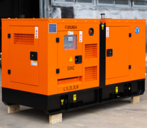 Groupe électrogène silencieux 20KW 25KVA Ricardo 4 cylindres avec radiateur, alternateur K4100D, pompe et filtres FR-20 Ricardo Di - Product Image 2