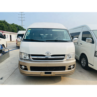 Autobús Coaster Hiace Usado del Año 2015, Autobús de 13 Plazas de Segunda Mano, Minibús Coaster Hiace con Buen Precio en Venta