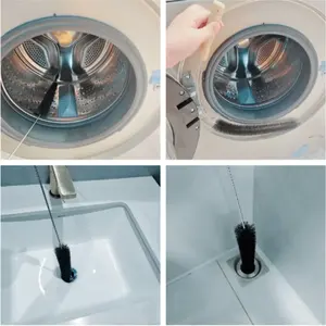 Cepillo limpiador de conductos con mango largo y flexible para secadoras, radiadores, lavadoras, desagües de cocina y tuberías - Product Image 4