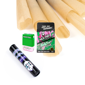 PACKMAN x PartyBoyz Rolling Papers Cone 109mm King Size Modern Style Paper Cones for <b>Smoke</b> - Product Image 3
