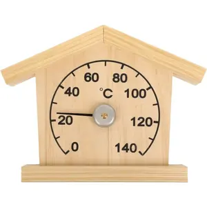 Termometer Sauna, alat pengukur energi kayu Digital + 20x16 cm