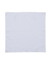 Serviette de cuisine gaufrée 400 GSM 16*24 en polyester blanc 100% pour sublimation, impression personnalisée, serviettes de cuisine vierges pour adultes