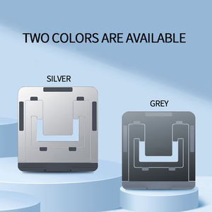 ขาตั้งแท็บเล็ตอลูมิเนียมปรับความสูงได้8ระดับพับ<span class=keywords><strong>ได้</strong></span>สำหรับ iPad pro/ พื้นผิว (บ้าน/สำนักงาน) 10-17" - Product Image 6