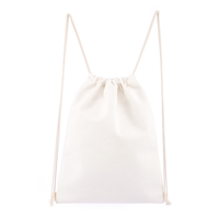 Sac à dos en coton de haute qualité avec cordon de serrage, sac de sport en toile, sac à dos pour hommes, femmes, enfants, école, voyage