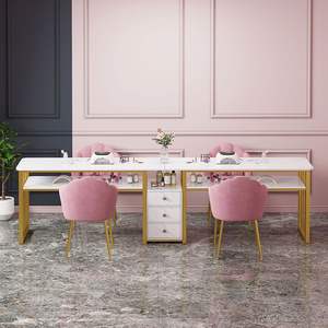 Meubles de salon de manucure très demandés 2026 : Tables et chaises pour nail art et fournitures de beauté - Product Image 3