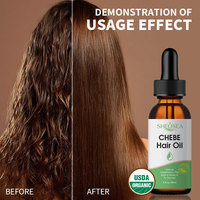 Huile de romarin pure infusée de biotine et de vitamine E - Mélange d'huiles capillaires efficaces pour la croissance et le renforcement des cheveux