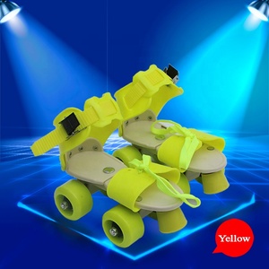 Chaussures à roulettes pour enfants à quatre roues, réglables de 26 à 32 pouces - Product Image 2