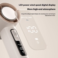 3000 mAh Usb portable mini portable étudiant extérieur affichage numérique diffuseur de parfum charge ventilateur électrique de bureau
