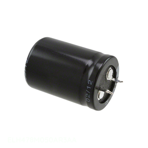 Condensador de Aluminio Original ELH478M050AR3AA, 4700uF, 20%, 50V, Tipo SNAP TH, 4700 uF, de Orificio Pasante - Product Image 1