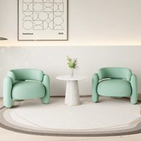 Canapé mobile de luxe léger pour balcon, salon de beauté, hôtel et zones de réception - Mobilier de loisirs moderne en bois, modèle Zhejiang 2401