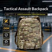 Sac à dos tactique multi-compartiments imperméable pour la randonnée, le camping, les voyages et les premiers secours en plein air, camouflage 900D