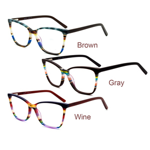 Eyeglasses <strong>Frames</strong> New Fashion Italy Designer <strong>Glasses</strong> Women Men Gray Red Brown Colorful Acetate Optical Eyewear G86