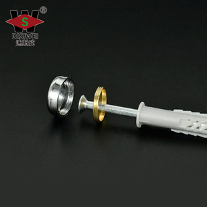 Tornillo de Expansión Yuan Siwei con Cubierta Decorativa Brillante de 20mm y Rosca de 6mm, Tapa Protectora para Herrajes de Muebles - Product Image 2