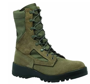 Botas DF EDS TSB21 de Gamuza y Lona Color Verde Salvia con Puntera de Acero para Clima Cálido, 8 Pulgadas - Product Image 3