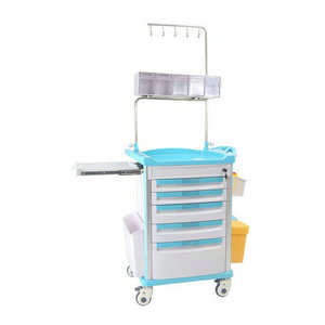 รถเข็นแพทย์ Help Health Hospital รุ่น M650 ABS พร้อมลิ้นชักและตู้เก็บของ สำหรับการพยาบาลและการรักษา - Product Image 5