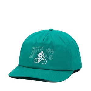 หมวกแก๊ปทรง 5 แฉก ปีกโค้งเล็กน้อย สีฟ้าพีคโค  แบบไม่มีโครง  รับสกรีนโลโก้ตามแบบ  ผ้าฝ้าย  แฟชั่น - Product Image 2