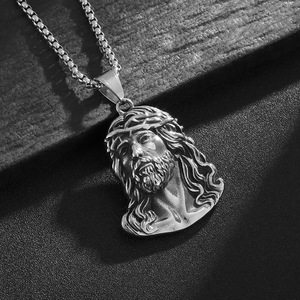 yunnique YS Portrait Pendant Necklace Stainless Steel Unisex Hip Hop Jewelry Gift Necklaces - Product Image 2