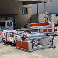 Machine de laminage par extrusion de feutre à haute productivité, largeur 1650 mm, contrôleur programmable PLC pour tapis et moquettes