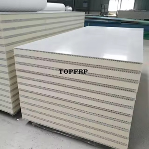 ราคาขายส่งแผ่นไฟเบอร์กลาส 4x8 แผ่นผนังแซนวิช FRP แผ่นหลังคาไฟเบอร์กลาส - Product Image 4