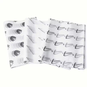 Black <b>Paper</b> Luxury Branded 17gsm Gold Foil Printed Clothes Personalized <b>Biodegradable</b> Tissue Wrapping <b>Paper</b> - Product Image 3