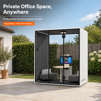 Bureau de jardin insonorisé, idéal pour le travail, l'étude ou la maison, facile à assembler, écologique.