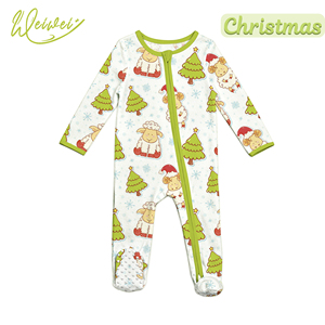 Pigiama in cotone e bambù WEIWEI, abbigliamento biologico per neonati, set di vestiti in bambù per neonati, pigiama in bambù per donna - Product Image 1