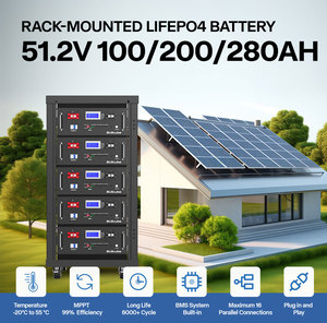 Bullcube Smart BMS 5KWh 10Kwh 24V 48V 51.2V 100Ah 200Ah 280Ah Système solaire Batterie lithium-ion montée sur rack de serveur GX-51-RM - Product Image 5