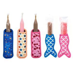 Funda de neopreno personalizada al por mayor para paletas heladas, funda aislante para <span class=keywords><strong>congelar</strong></span>, cubierta para <span class=keywords><strong>bolsas</strong></span> de paletas heladas, funda para paletas heladas - Product Image 1