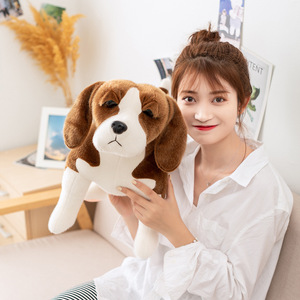 Usine fiable 30-35cm chien en peluche Husky Chihuahua <span class=keywords><strong>Beagle</strong></span> Guide Terrier bouledogue <span class=keywords><strong>chiot</strong></span> Labrador jouets en peluche quantité minimale de commande bas jouets en peluche - Product Image 3