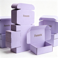 Enveloppes d'expédition en carton ondulé personnalisées avec logo imprimé, pelliculage mat, recyclables pour l'emballage de vêtements, chaussures et chaussettes