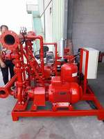 Pompe centrifuge horizontale haute pression à moteur diesel haute puissance, pompe de relevage verticale, système de lutte contre l'incendie, en fer, OEM