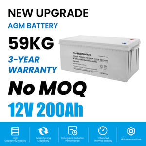 <span class=keywords><strong>12V</strong></span> 200AH 고온 저항 AGM 배터리 저자기방전 산 누출 방지 산업/상업용 에너지 저장용 - Product Image 1