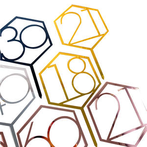 Ychon feliz 18/21/30 dieciséis cumpleaños pastel Topper Dulce fino número pastel Topper cumpleaños aniversario celebración suministro - Product Image 3