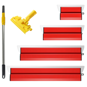 Drywall Skimming Blade Set Industrial Stainless Steel Smoothing Putty Knives Multifunctions Scraper Powder Coated ABS Handle - Product Image 1