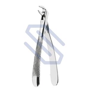 Instrumento Quirúrgico Dental Certificado CE Fórceps de Extracción Manual de Raíces Inferiores No.74M Patrón Inglés de Acero Inoxidable - Product Image 1