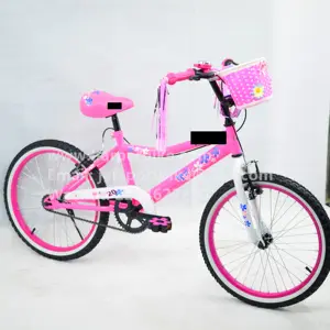 女の子のためのピンク色の子供用自転車子供用自転車